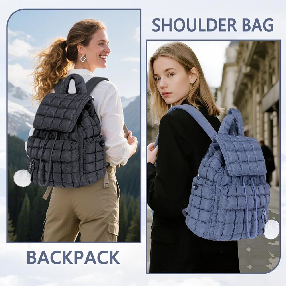 Large Soft Shell Designer Backpack - Lightweight,… - image 3